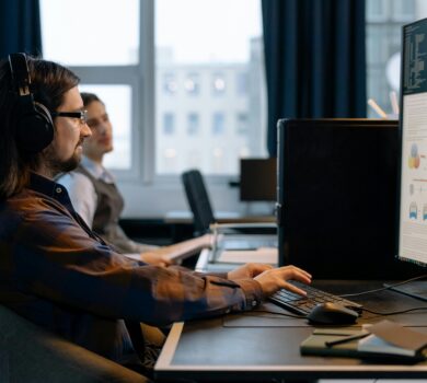 Woman on the computer